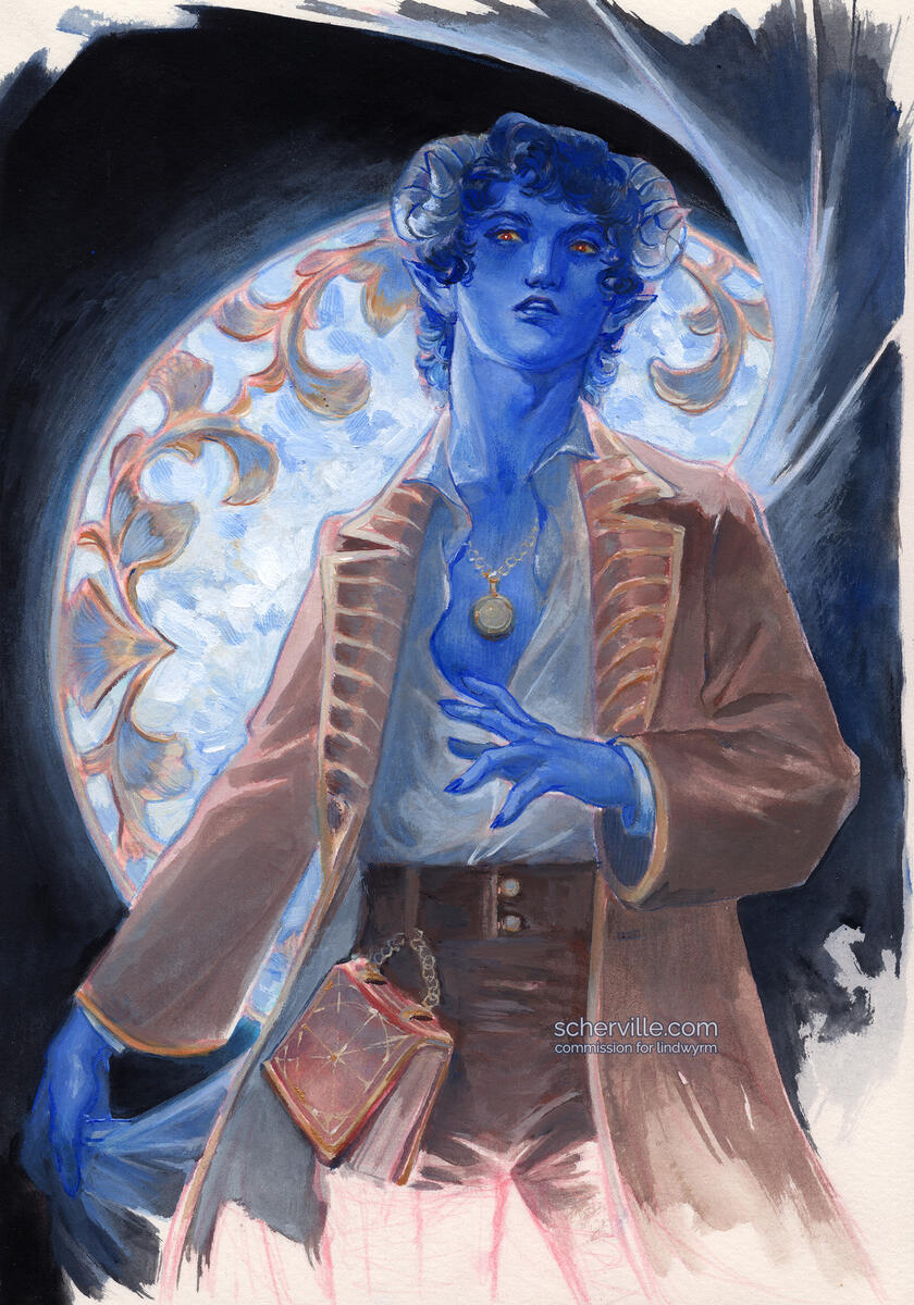 Mirssa - gouache illustration, 2026.